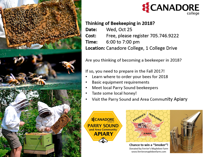 Thinking of Beekeeping in 2018? Ontario Beekeepers’ Association